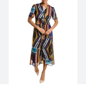 Donna Ricco Maxi dress multicolored